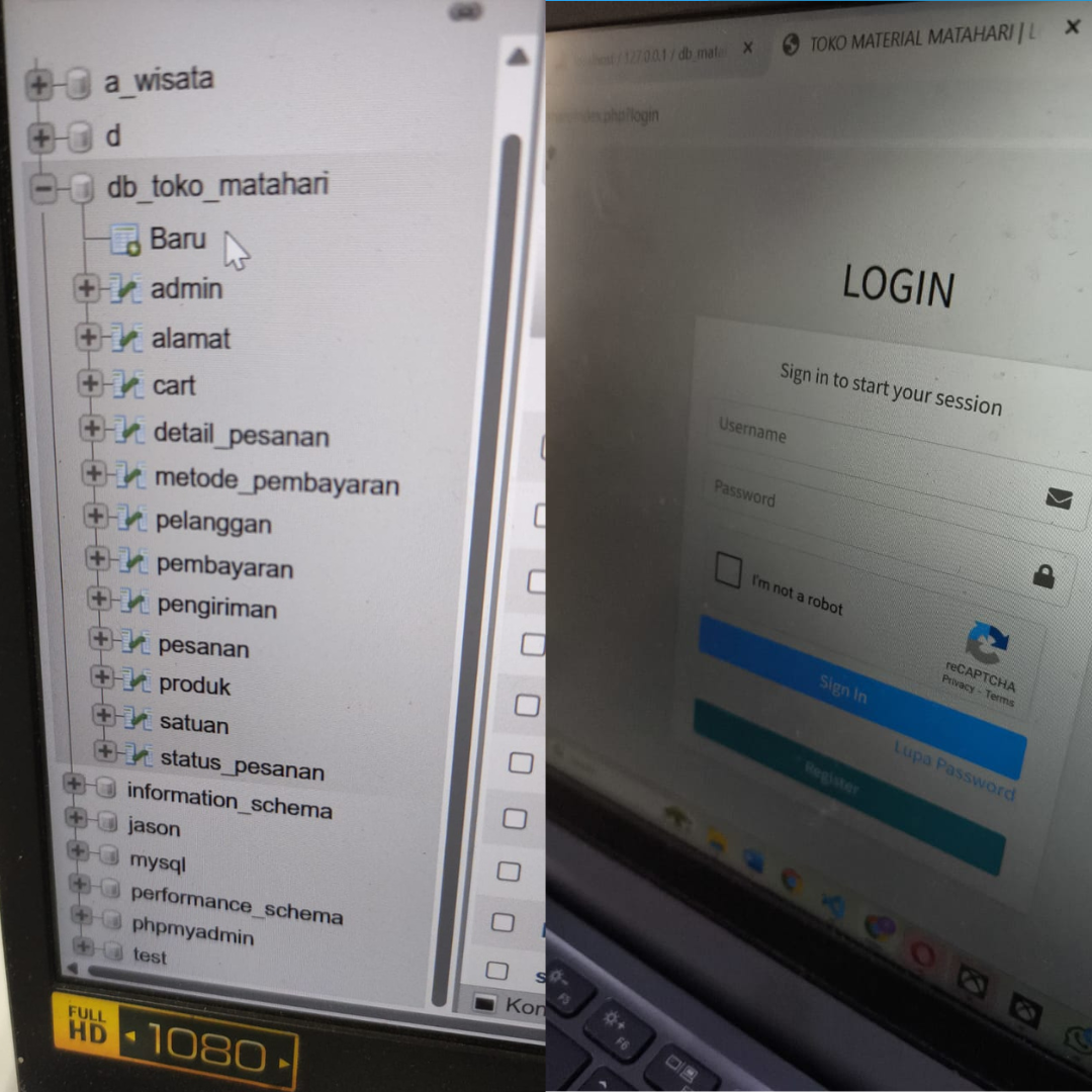 Skripsi Website Material Matahari